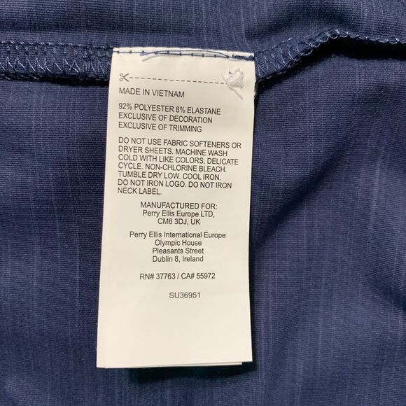 Callaway Golf Polo Shirt Men L Blue Collared Embroidered Logo Opti Dri Perform - Picture 10 of 10